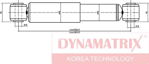 Dynamatrix DSA341237 - Амортизатор avtolavka.club