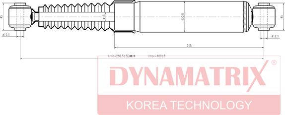 Dynamatrix DSA343321 - Амортизатор avtolavka.club