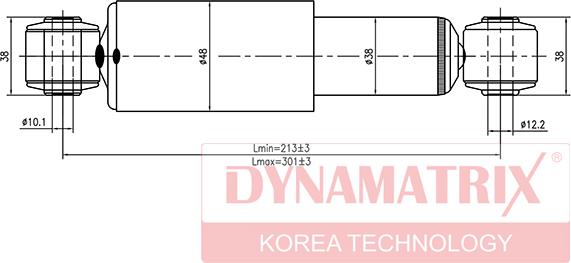 Dynamatrix DSA343269 - Амортизатор avtolavka.club