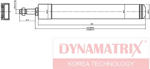 Dynamatrix DSA366002 - Амортизатор avtolavka.club