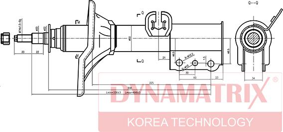 Dynamatrix DSA334034 - Амортизатор avtolavka.club