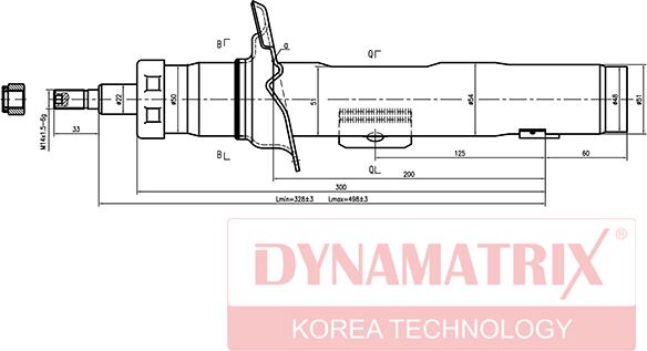 Dynamatrix DSA333728 - Амортизатор avtolavka.club