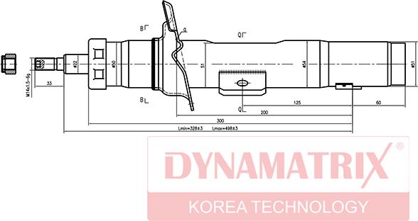 Dynamatrix DSA333727 - Амортизатор avtolavka.club