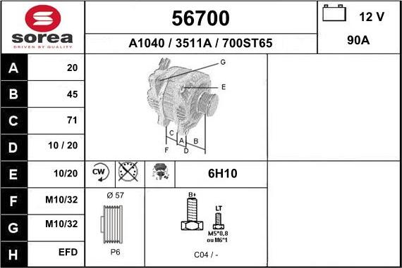 EAI 56700 - Генератор avtolavka.club