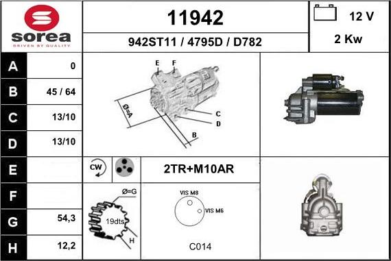 EAI 11942 - Стартер avtolavka.club