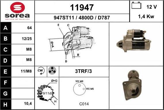 EAI 11947 - Стартер avtolavka.club