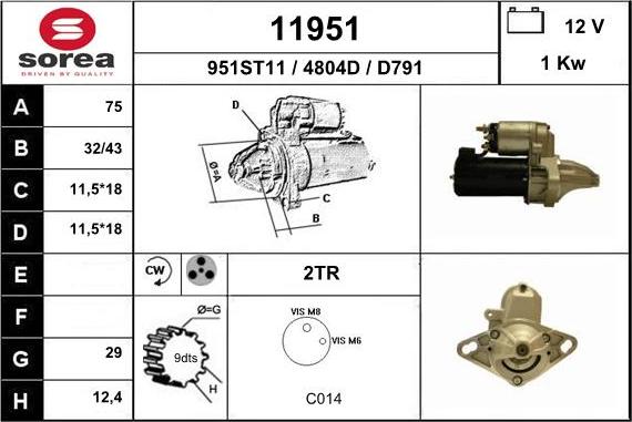 EAI 11951 - Стартер avtolavka.club