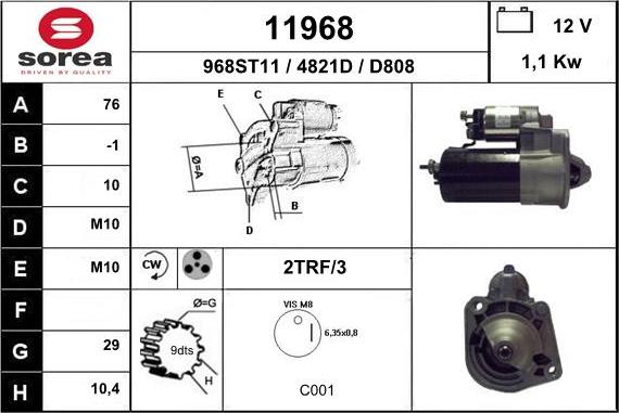 EAI 11968 - Стартер avtolavka.club