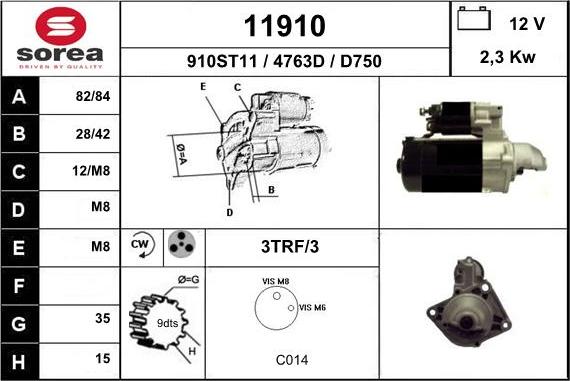 EAI 11910 - Стартер avtolavka.club