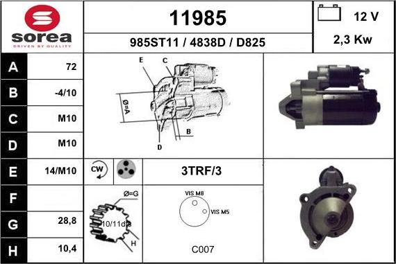 EAI 11985 - Стартер avtolavka.club