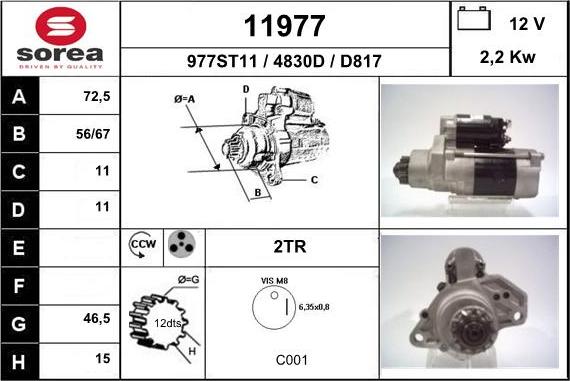 EAI 11977 - Стартер avtolavka.club