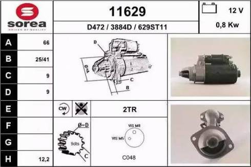 EAI 11629 - Стартер avtolavka.club