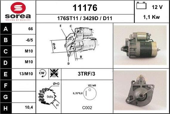 EAI 11176 - Стартер avtolavka.club