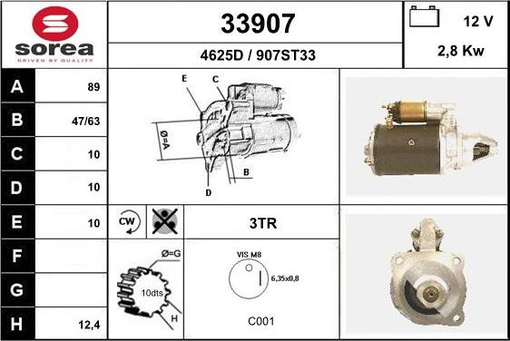 EAI 33907 - Стартер avtolavka.club