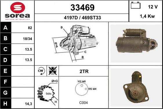 EAI 33469 - Стартер avtolavka.club