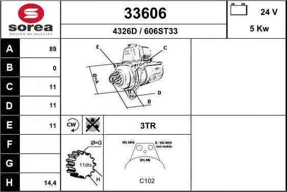 EAI 33606 - Стартер avtolavka.club