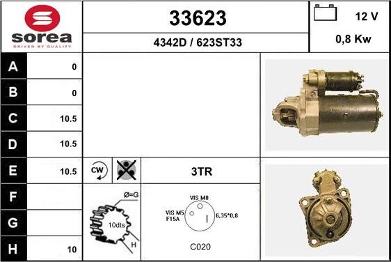 EAI 33623 - Стартер avtolavka.club