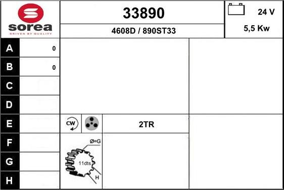 EAI 33890 - Стартер avtolavka.club