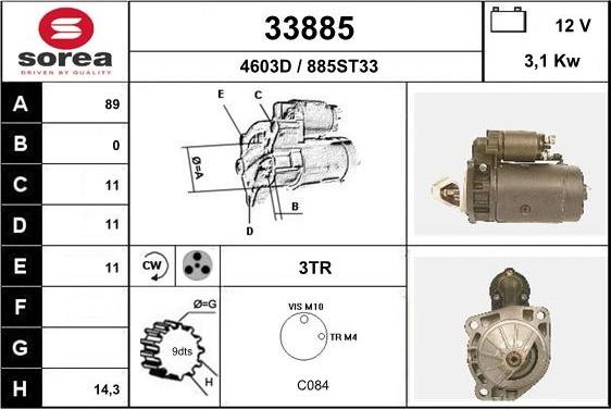 EAI 33885 - Стартер avtolavka.club