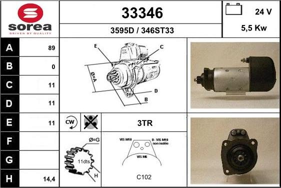 EAI 33346 - Стартер avtolavka.club