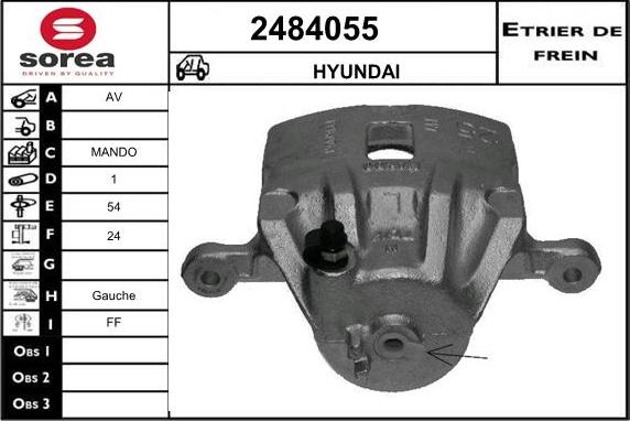 EAI 2484055 - Гальмівний супорт avtolavka.club