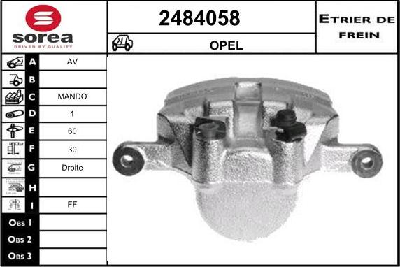 EAI 2484058 - Гальмівний супорт avtolavka.club