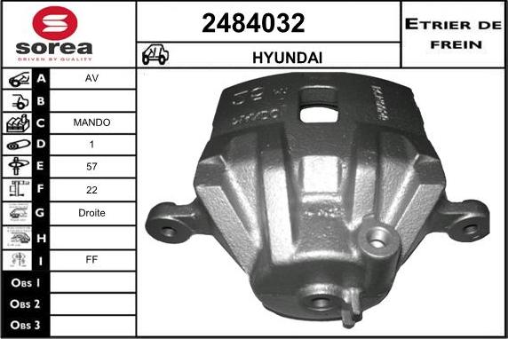 EAI 2484032 - Гальмівний супорт avtolavka.club