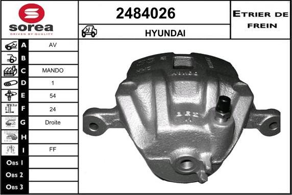 EAI 2484026 - Гальмівний супорт avtolavka.club