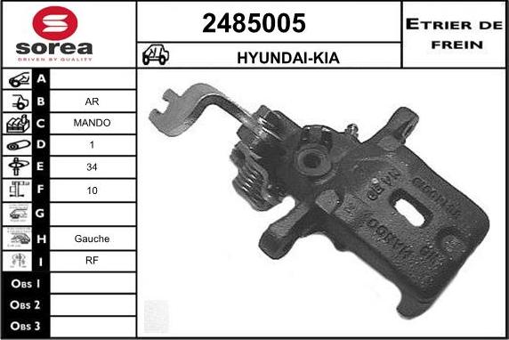 EAI 2485005 - Гальмівний супорт avtolavka.club