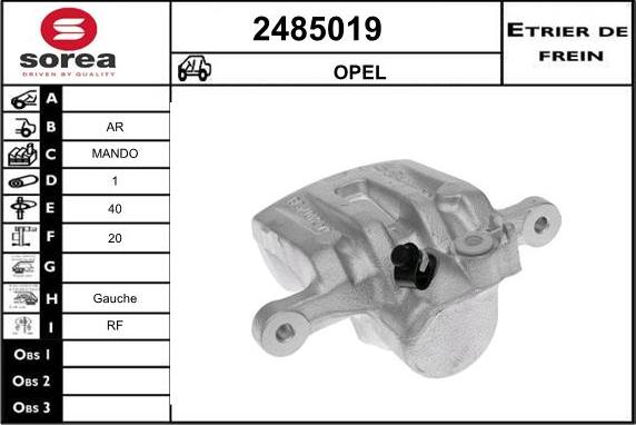 EAI 2485019 - Гальмівний супорт avtolavka.club