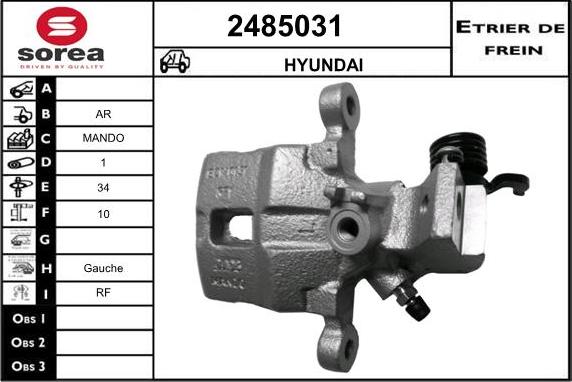 EAI 2485031 - Гальмівний супорт avtolavka.club