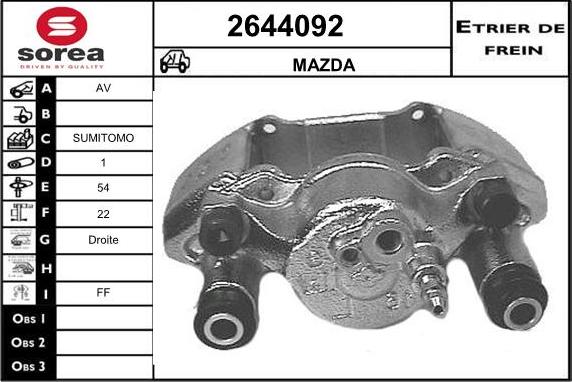 EAI 2644092 - Гальмівний супорт avtolavka.club