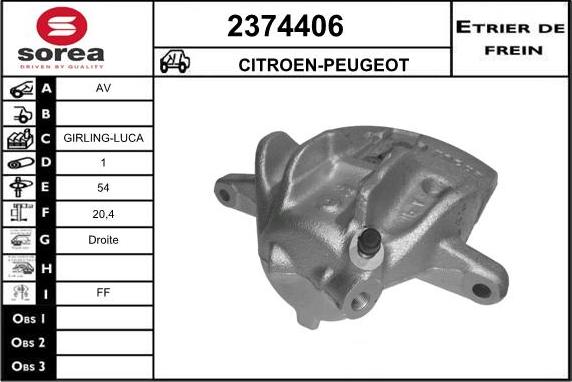 EAI 2374406 - Гальмівний супорт avtolavka.club