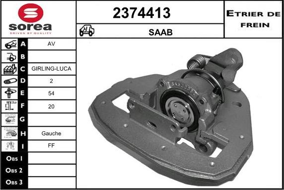 EAI 2374413 - Гальмівний супорт avtolavka.club