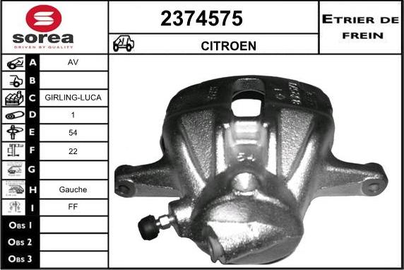 EAI 2374575 - Гальмівний супорт avtolavka.club