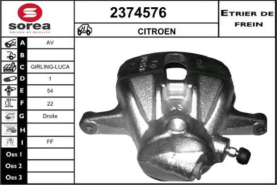 EAI 2374576 - Гальмівний супорт avtolavka.club