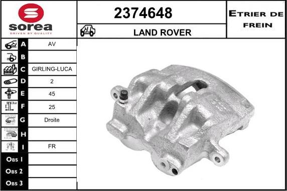 EAI 2374648 - Гальмівний супорт avtolavka.club