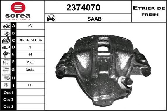 EAI 2374070 - Гальмівний супорт avtolavka.club