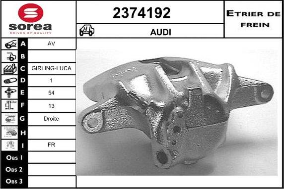 EAI 2374192 - Гальмівний супорт avtolavka.club