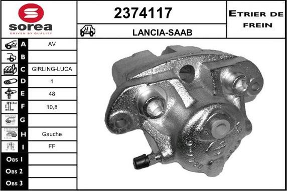 EAI 2374117 - Гальмівний супорт avtolavka.club