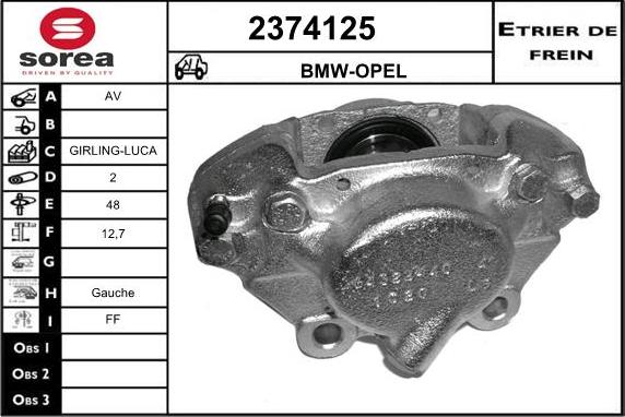 EAI 2374125 - Гальмівний супорт avtolavka.club