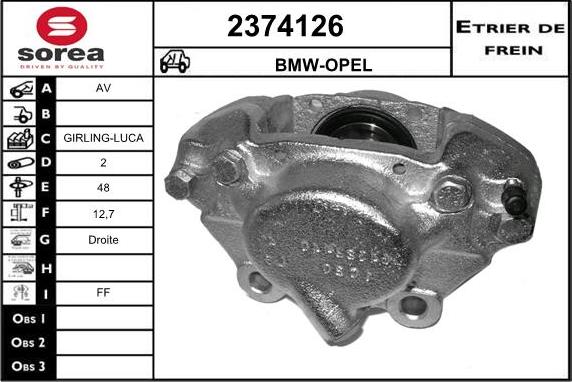 EAI 2374126 - Гальмівний супорт avtolavka.club