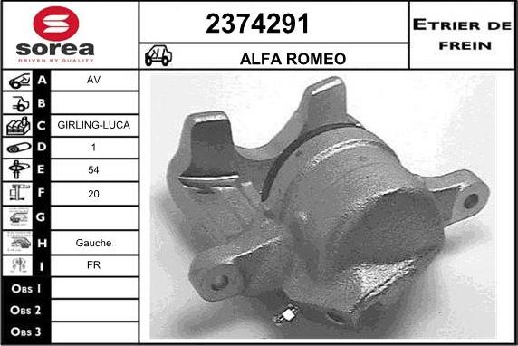 EAI 2374291 - Гальмівний супорт avtolavka.club