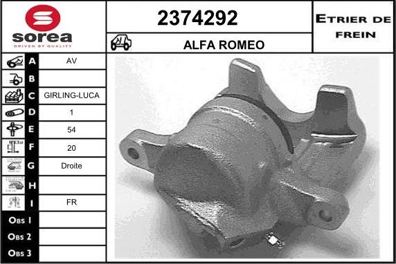 EAI 2374292 - Гальмівний супорт avtolavka.club