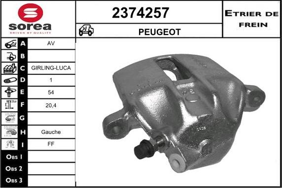 EAI 2374257 - Гальмівний супорт avtolavka.club