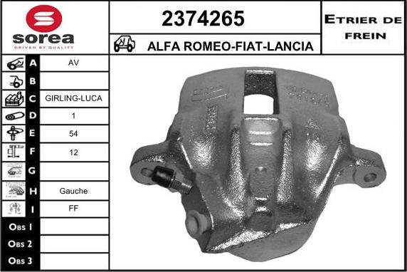 EAI 2374265 - Гальмівний супорт avtolavka.club