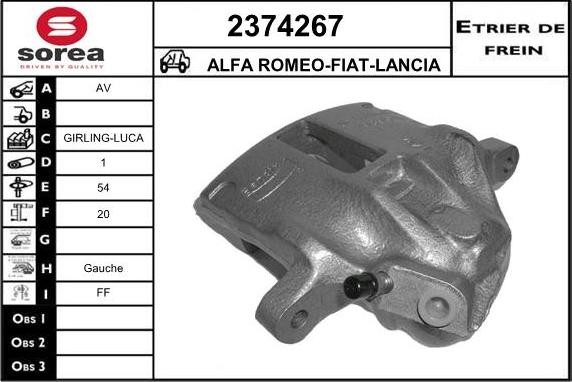 EAI 2374267 - Гальмівний супорт avtolavka.club