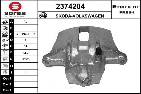 EAI 2374204 - Гальмівний супорт avtolavka.club