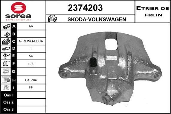 EAI 2374203 - Гальмівний супорт avtolavka.club