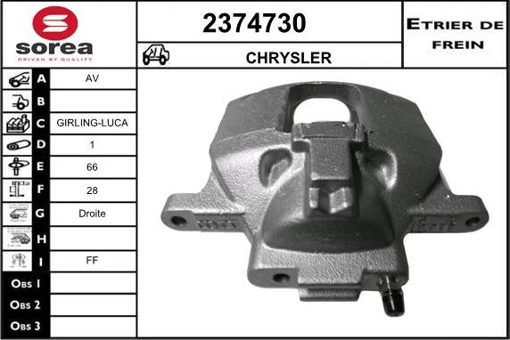 EAI 2374730 - Гальмівний супорт avtolavka.club